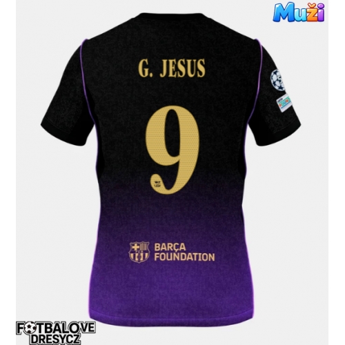 Barcelona Gabriel Jesus #9 Venkovní Dres 2026-27 Krátký Rukáv Barcelona Gabriel Jesus #9 Venkovní Dres 2026-27 Krátký Rukáv
